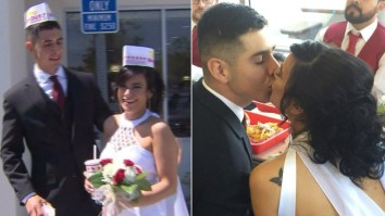 Couple Throws Every Californian’s Dream Wedding By Getting Married At In-N-Out Burger