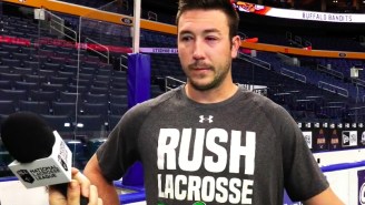 Professional Lacrosse Player Who Scored Two Goals While Playing With Double Pink Eye Is Your Inspiring Sports Story Of The Day
