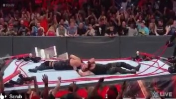 Braun Strowman Suplexed Big Show Off The Top Rope And Completely Destroyed The Ring