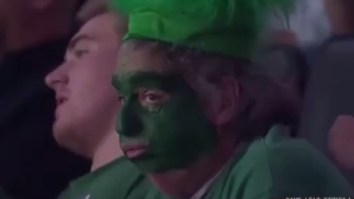 Celtics Fans Are Looking Really Sad As The Cavs Blow Out Their Team In Record Fashion