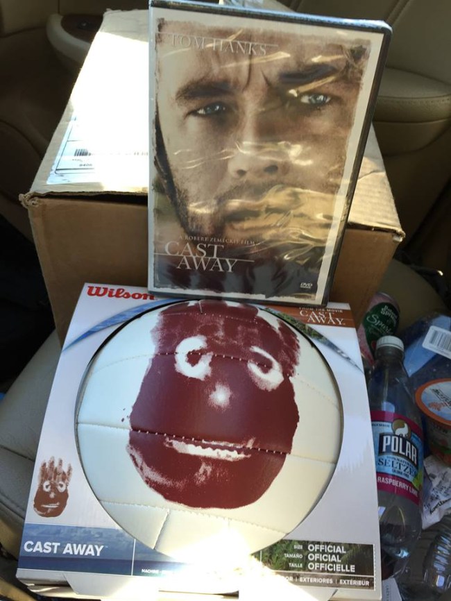 Bro Receives Epic Tom Hanks In �Castaway� Care Package Bro Receives Epic Tom Hanks In �Castaway� Care Package