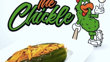 The ‘Chickle’ Is A Spicy Chicken-Pickle Hybrid And It’s Baseball’s Greatest Gift Of 2017