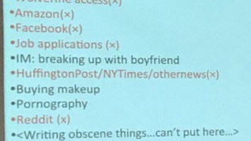 College Instructor Busts Her Students With Embarrassing List Of Things They’ve Been Browsing In Class