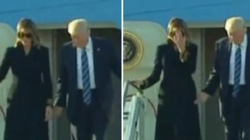 Melania Rejects Donald Trump’s Attempt To Hold Her Hand For The Second Day In A Row