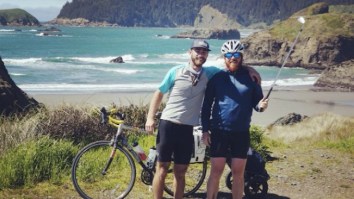 Bros Ride Their Bikes 800 Miles In From Oregon To Cali, Playing 17 Golf Courses Along The Way