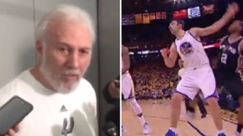 Pissed Off Spurs Coach Gregg Popovich Blasts Zaza Pachulia For History Of Dirty Play