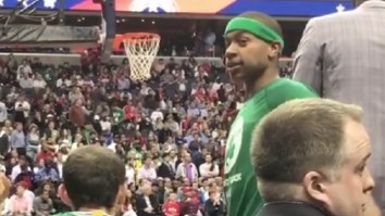 The NBA Is Investigating Isaiah Thomas After Video Shows Him Telling Wizards Fan ‘I Will F*ck You Up’