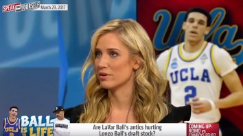 Twitter Digs Up Video Of FS1 Host Kristine Leahy Implying That LaVar Ball Abuses His Children