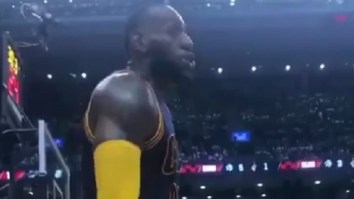 Salty LeBron James Got Into Heated Exchange With Heckling Fan After Last Night’s Game 3 Loss