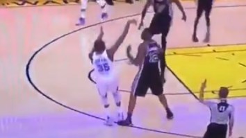 Warriors Fans Accuse LaMarcus Aldridge Of Pulling A Zaza And Intentionally Trying To Injure Kevin Durant