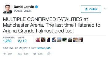 Idiot On Twitter Starts Tweeting Jokes About Ariana Grade In The Wake Of Deadly Attack After Manchester Concert