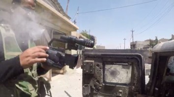 Moment Journalist’s Life Was Saved By GoPro By Stopping Bullet From ISIS Sniper