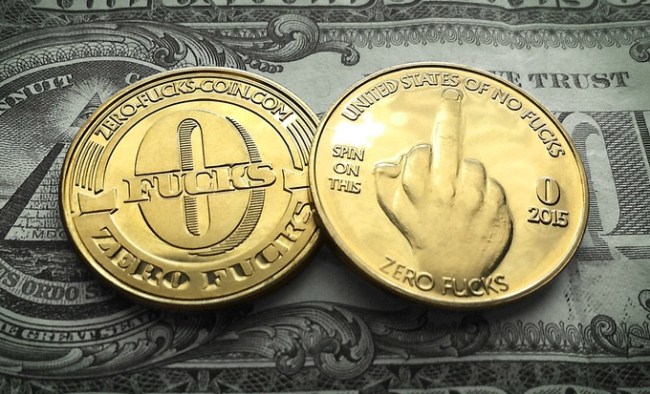 zero fucks coins