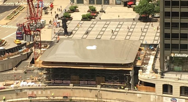 apple store chicago macbook roof