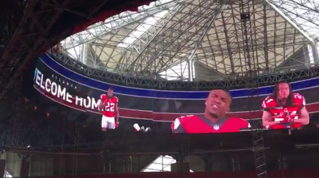 Super Bowl LIII: Time-lapse shows Mercedes-Benz Stadium being