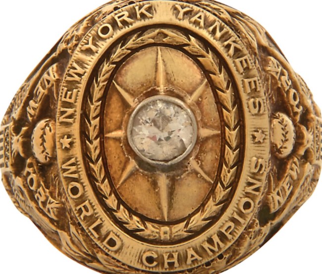 Babe Ruth World Series Championship Ring