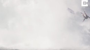 Boogie Boarder Gets WRECKED By Wave, Launched 40-Feet, And Lands With A Burst Lung