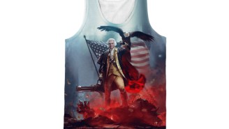This George Warshington Tank Is The Way We’ve Always Pictured Our 1st President — As A Cyborg With A Pet Bald Eagle