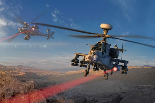 US Army fires high-energy LASER from an Apache attack helicopter for the first time 