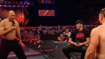 Watch LaVar Ball Go Shirtless And Get Into A Yelling Match With ‘The Miz’ During His Appearance On WWE Raw