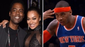 Carmelo Anthony Is Reportedly Angry At Comedian Chris Rock For Hitting On His Estranged Wife La La