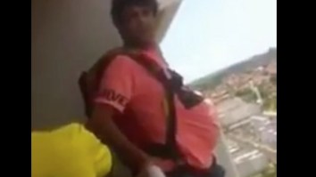 Props To This Dude For Not Dying After Jumping Off Balcony With A Parachute He Bought On The Internet