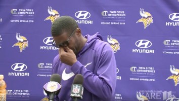 Randy Moss Breaks Down In Tears While Discussing Late Coach Dennis Green