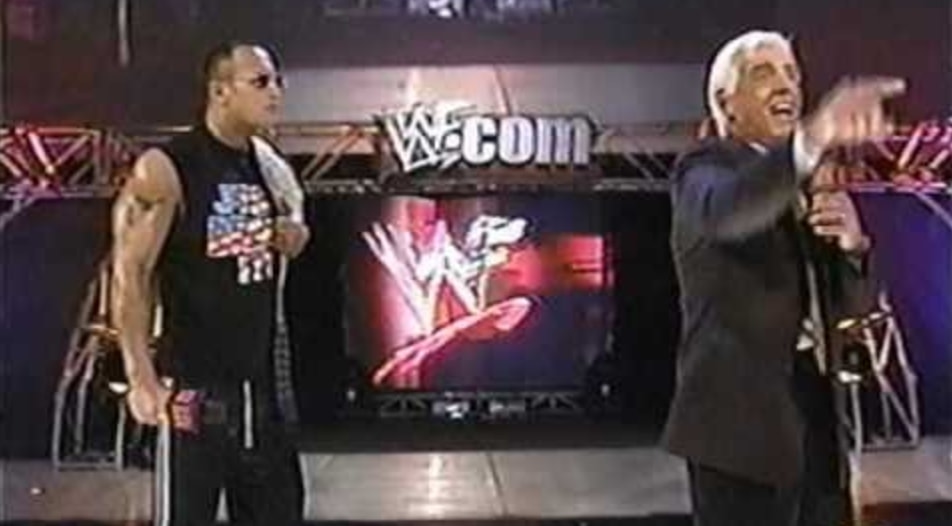 Ric Flair Posts MindBoggling Throwback Photo Of Him And The Rock