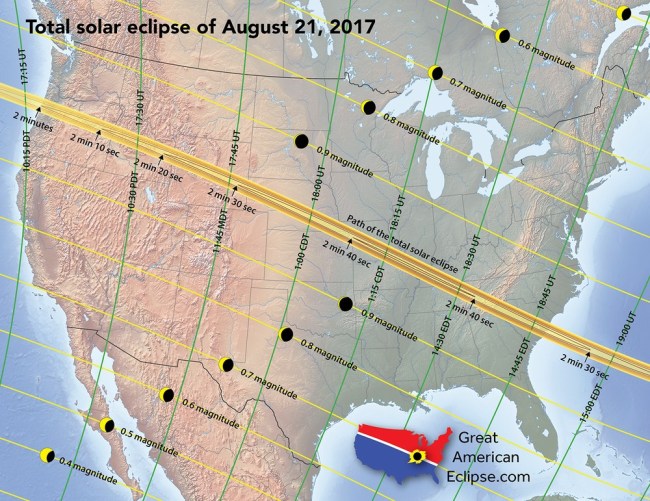 2017 solar eclipse map