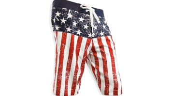 These US Flag Board Shorts Will Give You Freedom Where It Counts — Around Your Junk