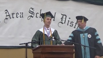 Valedictorian Gets His Mic Cut After He Goes Rogue And Starts Bashing The Administration During Speech