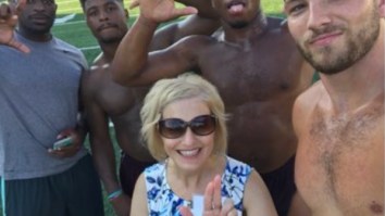 Mom Drops Her Daughter Off At Freshman Orientation And Then Goes To Chill With The Football Team