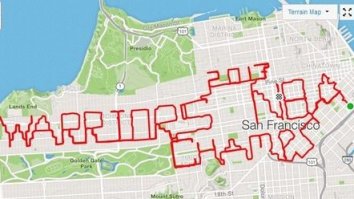 Real Life Forrest Gump Runs 50 Miles Around San Francisco To Spell Out ‘Warriors 2017 NBA Champs’