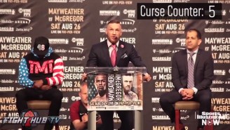 This Conor McGregor, Floyd Mayweather Press Conference ‘Curse Counter’ Is Funny As F**k