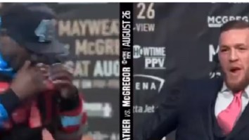 Conor McGregor Is Catching Heat On The Internet After Yelling ‘Dance For Me Boy’ At Floyd Mayweather