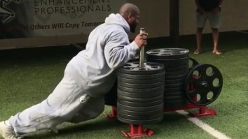 James Harrison Posts Insane Weightlifting Video That Proves He Is Not A Human Being