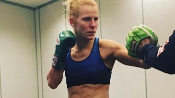 Remember That UFC Chick Who Pooped Her Pants Mid-Fight? Well, A Fan Is Trying To Buy The Poopy Shorts For Thousands