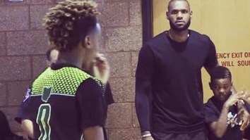 LeBron James Berates Son’s AAU Opponent For Not Showing Good Sportsmanship ‘Get In Their A** Like A Bike Without A Seat’