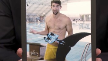 Michael Phelps Claims He Wanted To Race A Great White Shark Without A Cage, Shows Off His Shark Fins