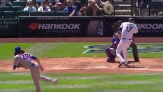 Mariners Outfielder Mitch Haniger Gets Drilled In The Face With 95-MPH Jacob deGrom Fastball