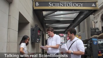 High-Level Scientologists Share $158,000 Worth Of Knowledge With Scientologists On The Street