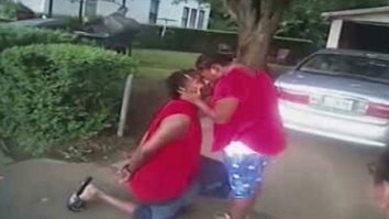Handcuffed Dude Takes One Large Step For Mankind By Proposing To His Girlfriend While Being Arrested