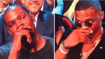 Russell Westbrook Mocks Kevin Durant For Being Salty About Peyton Manning’s Joke During ESPYs