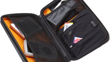 Keep Your Gadgets In One Place When Traveling With This Carry Case
