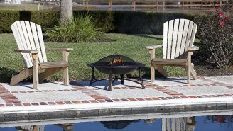 Turn Your Boring Backyard Into A Hangout With This $40 Fire Pit