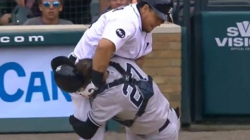 Yankees And Tigers Get Into Bench Clearing Brawl After Miguel Cabrera Throws Punches At Austin Romine At Home Plate