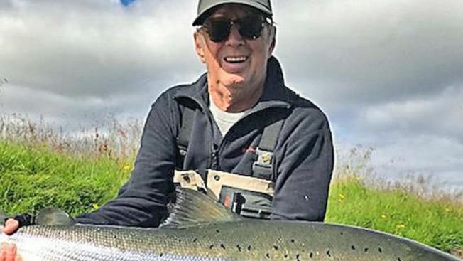 For The Second Summer In A Row, Eric Clapton Has Caught A Dinosaur-Sized  Salmon While Fishing In Iceland - BroBible
