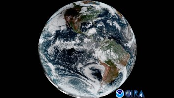 Satellite Footage Of Darkness Creeping Over The West Is Better Than Burning Your Eyes Staring At The Eclipse
