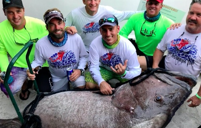 Firefighter Bro Breaks A Grouper Spearfishing World Record By Over 350