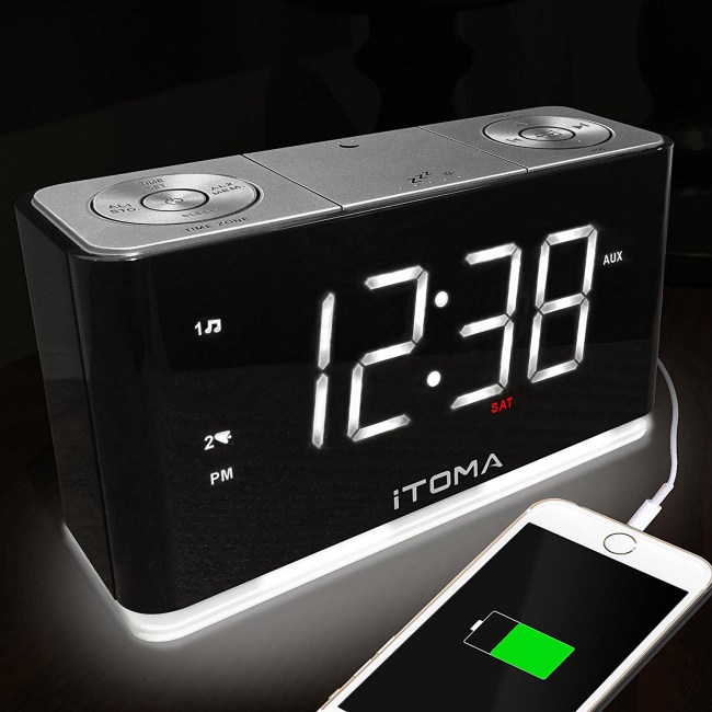 iTOMA Alarm Clock Does Just About Everything Except Physically Forcing